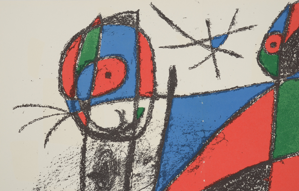 Joan Miró Hand-Pulled Lithograph from "LITHOGRAPHS II"