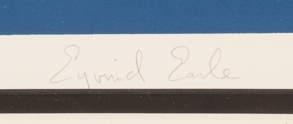 Eyvind Earle Signed Limited Edition Serigraph "Big Sur and Branch"