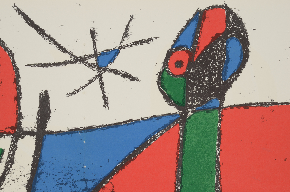 Joan Miró Hand-Pulled Lithograph from "LITHOGRAPHS II"
