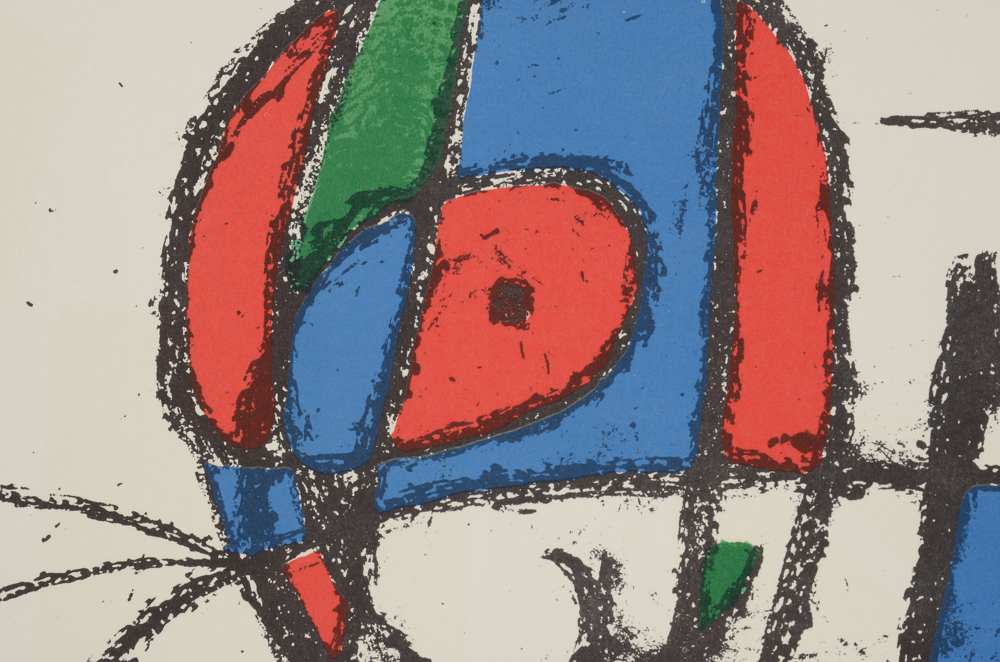 Joan Miró Hand-Pulled Lithograph from "LITHOGRAPHS II"