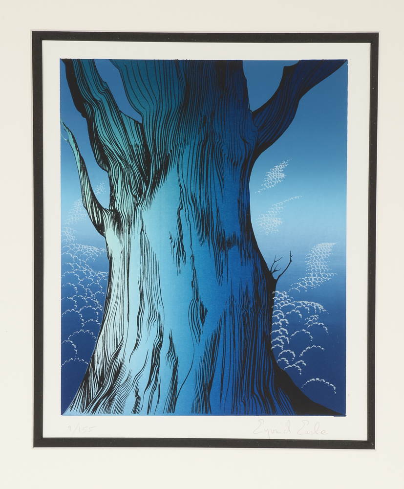 Eyvind Earle Signed Limited Edition Serigraph "Eucalyptus"