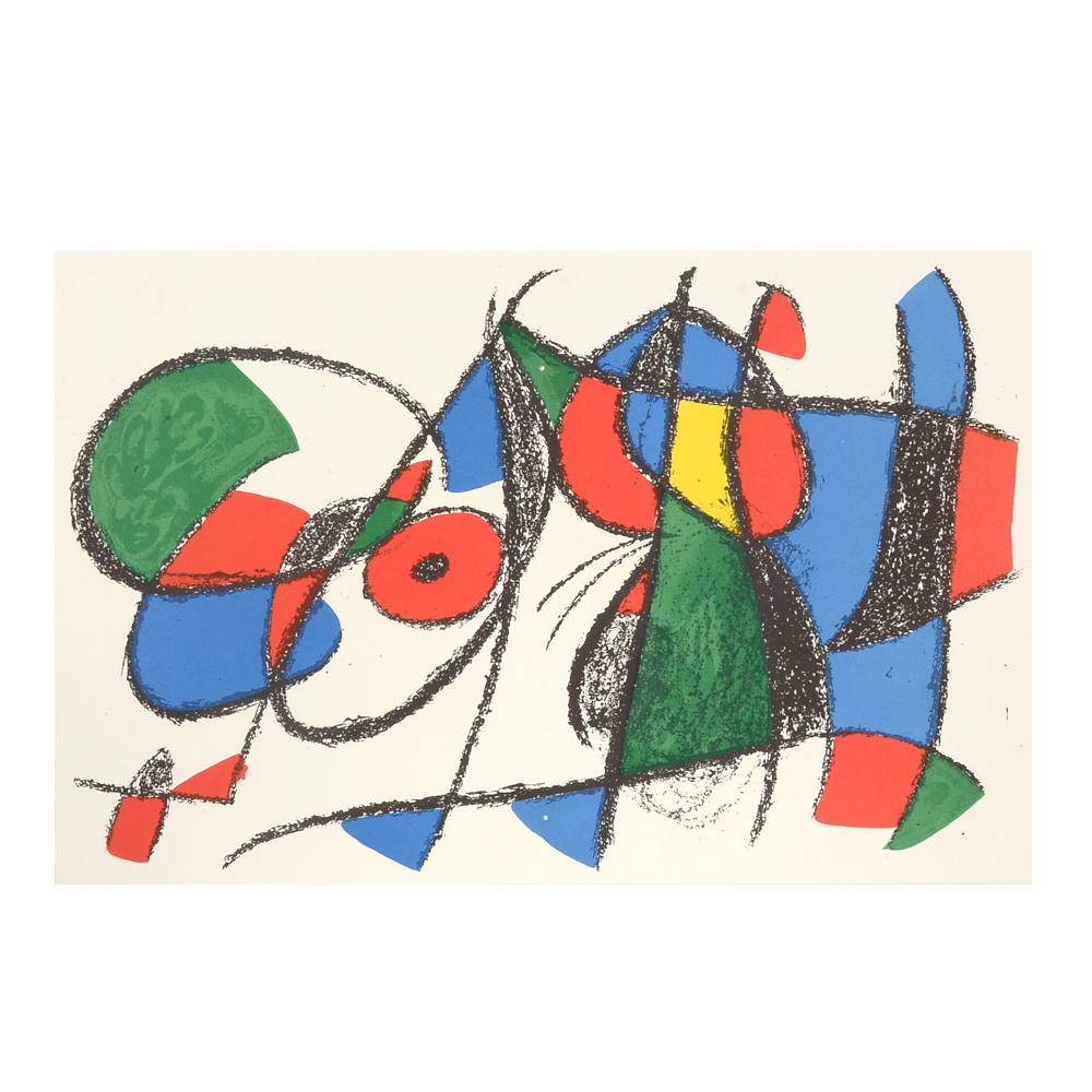 Joan Miró Hand-Pulled Lithograph from "LITHOGRAPHS II"