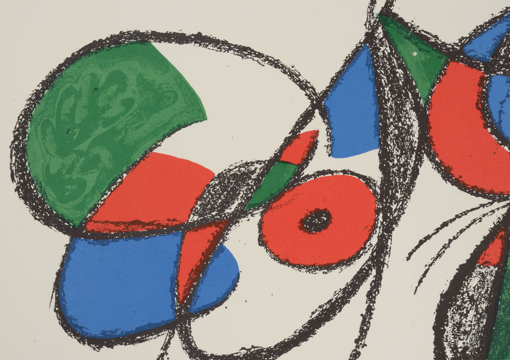 Joan Miró Hand-Pulled Lithograph from "LITHOGRAPHS II"