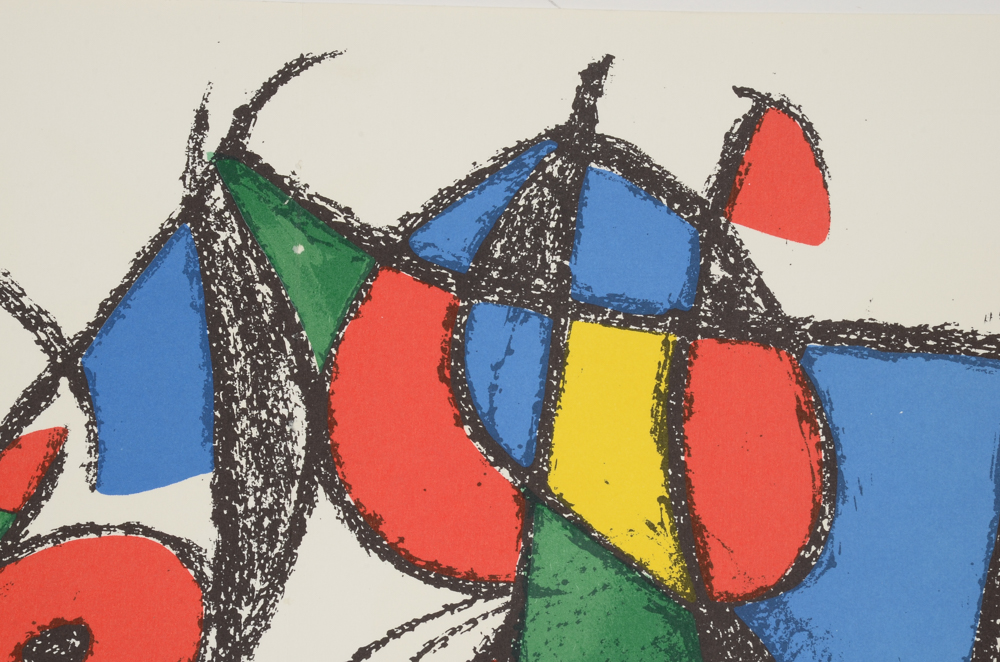 Joan Miró Hand-Pulled Lithograph from "LITHOGRAPHS II"