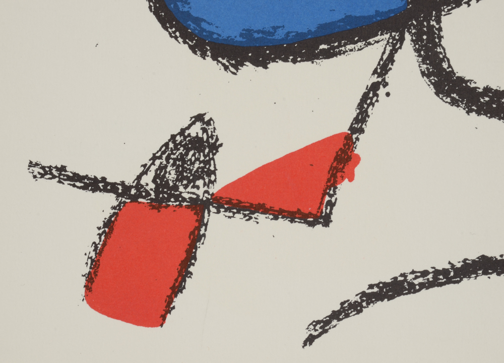 Joan Miró Hand-Pulled Lithograph from "LITHOGRAPHS II"