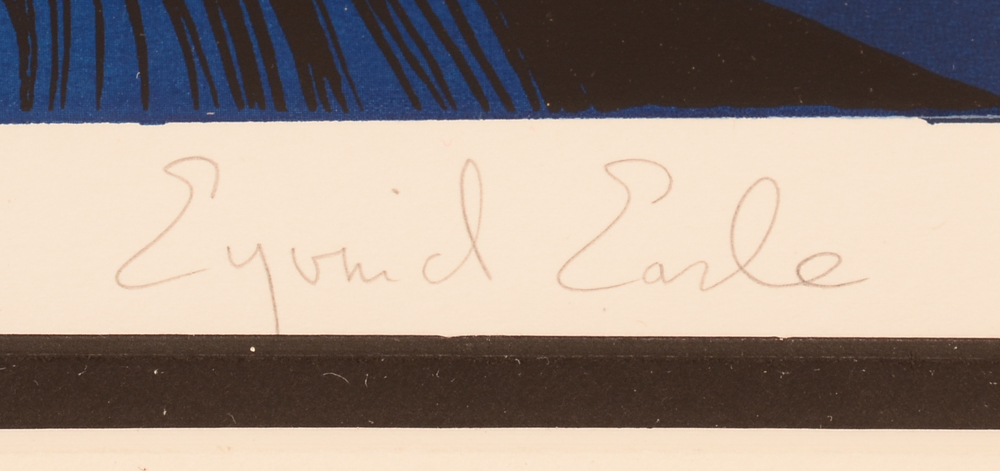 Eyvind Earle Signed Limited Edition Serigraph "Eucalyptus"