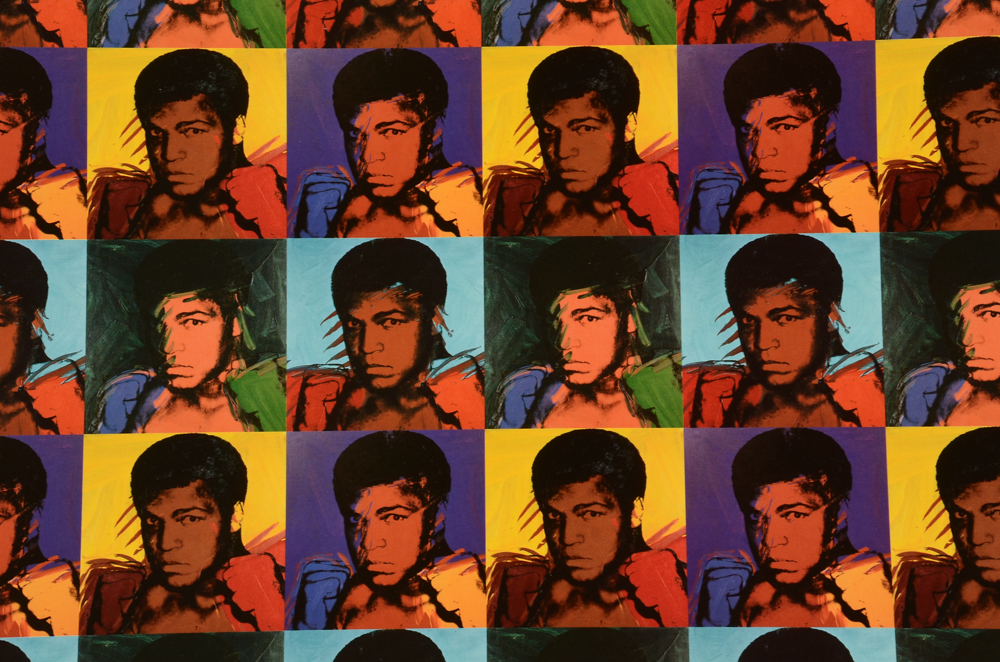 Andy Warhol Offset Lithograph Poster of Muhammad Ali