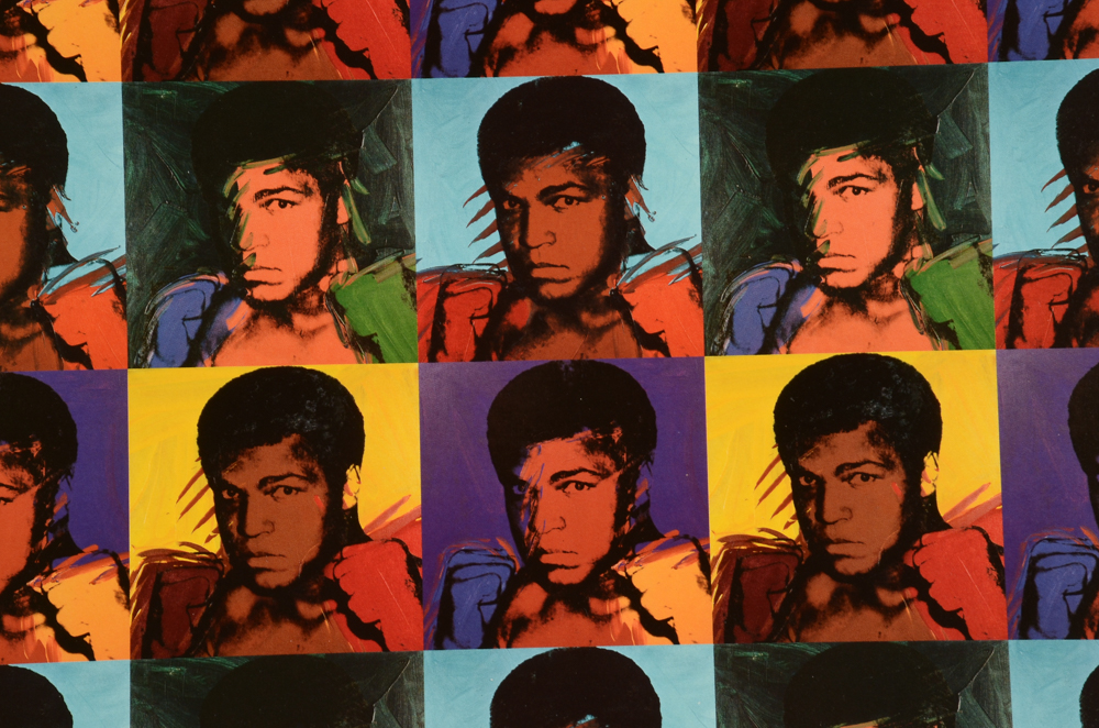 Andy Warhol Offset Lithograph Poster of Muhammad Ali