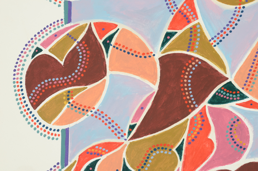 Vincent Daddiego Original Acrylic Painting on Paper "Autumn"