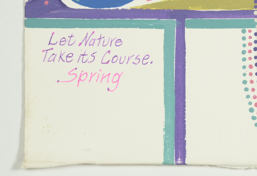 Vincent Daddiego Original Acrylic Painting on Paper "Spring"