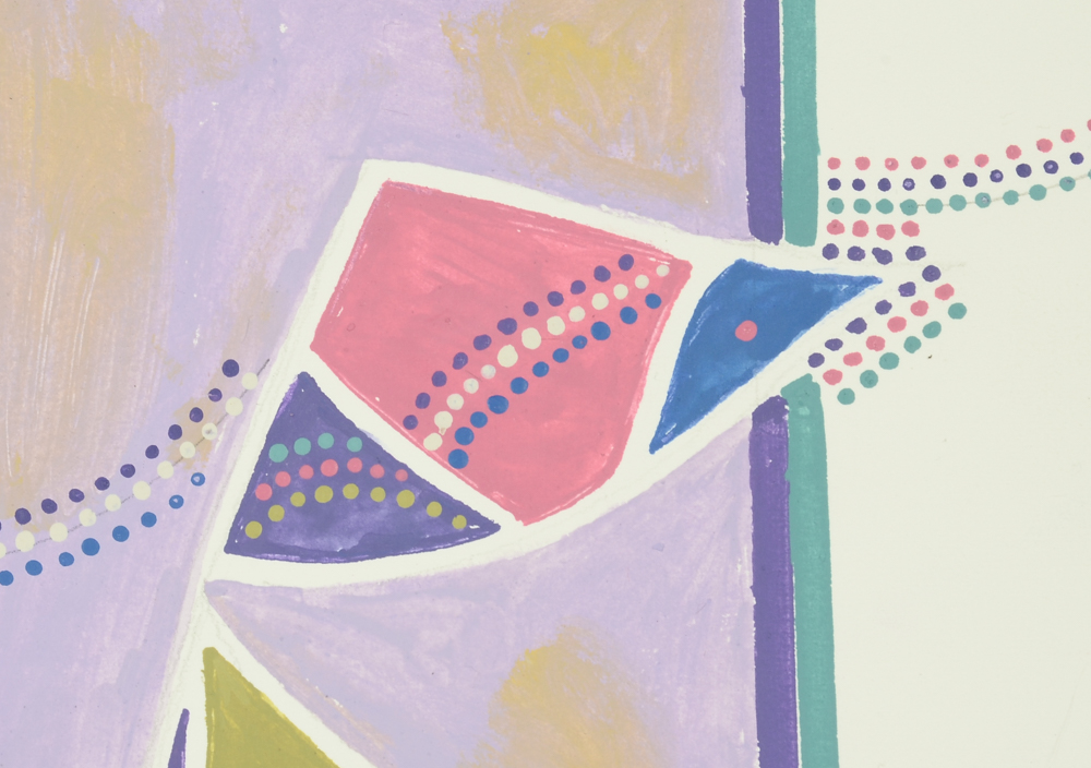 Vincent Daddiego Original Acrylic Painting on Paper "Spring"