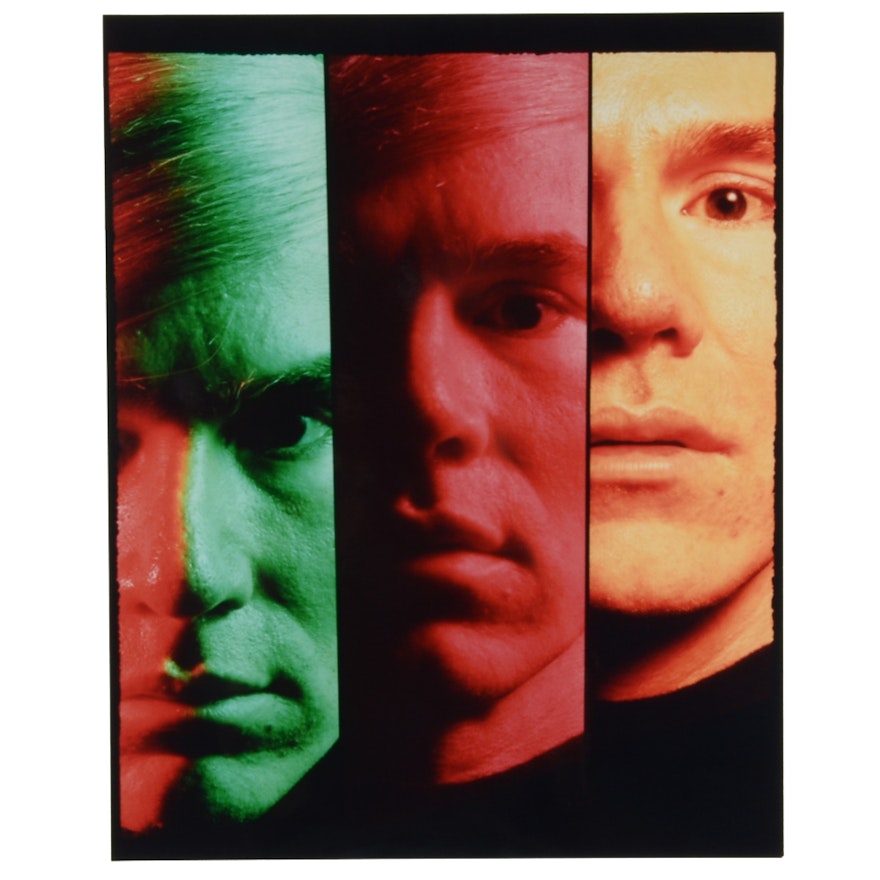 After Philippe Halsman Photographic Portrait of Andy Warhol