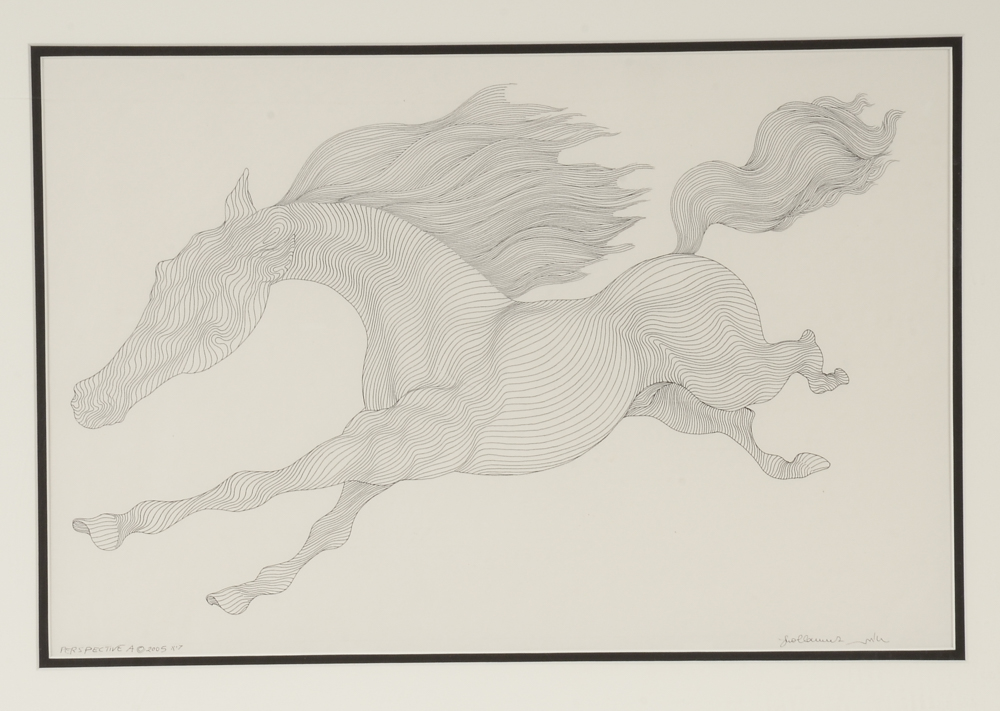 Guillaume Azoulay Original 2005 Pen & Ink Drawing "Perspective A"