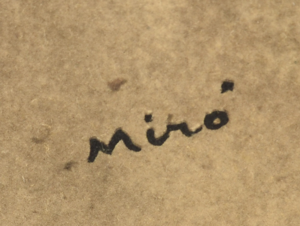 Joan Miró "Femmes sur la Plage" Pochoir from Original 1959 Portfolio "Constellations: A Suite of Twenty-Two Pochoirs"