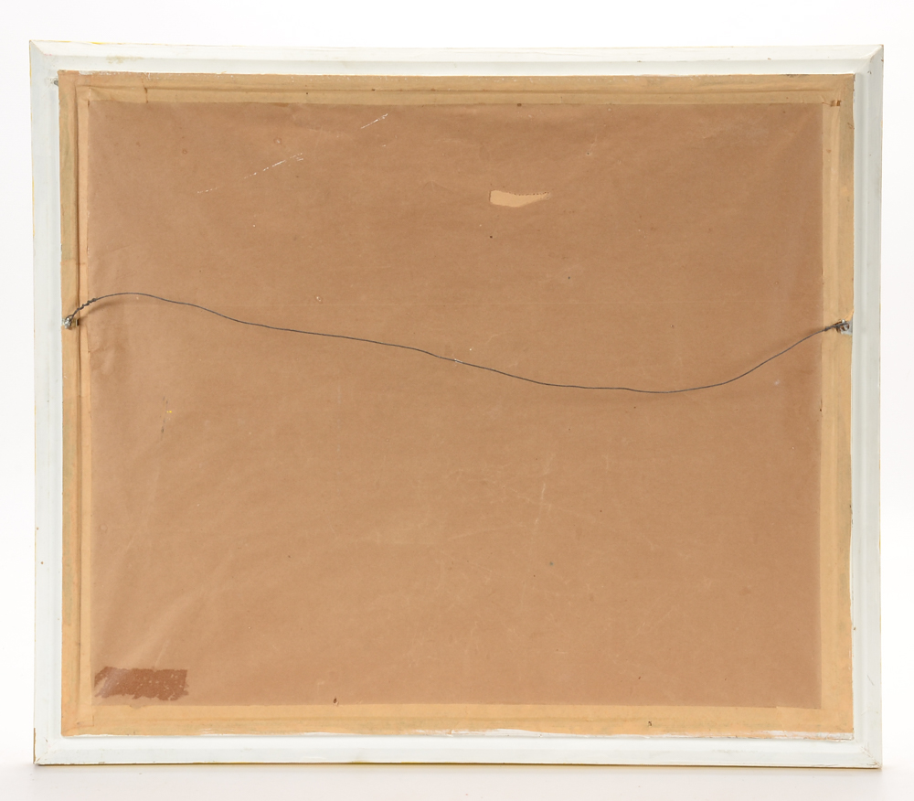 Price Signed 1975 Acrylic Folk Art Illustration on Canvas Board