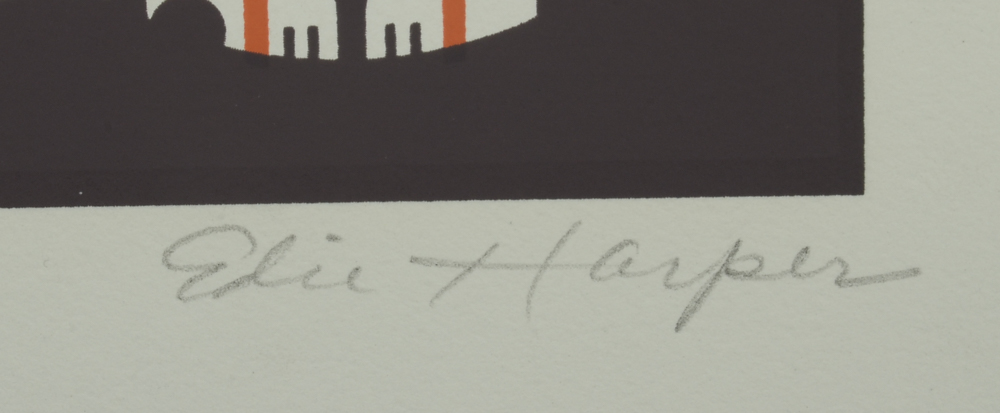 Edie Harper Original 1987 Limited Edition Serigraph "Copycats"