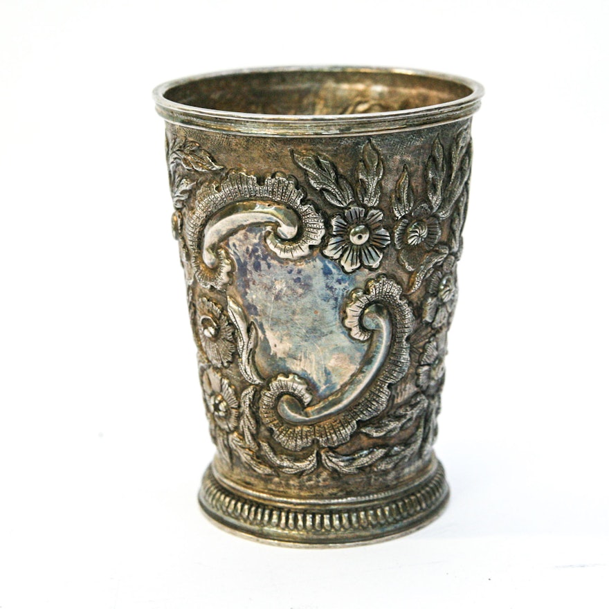 Oversized Sterling Silver Julep Cup