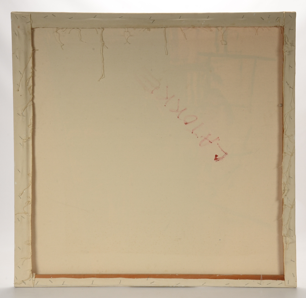 Diane LaTorre Original Oil on Canvas of an Interior with Figure