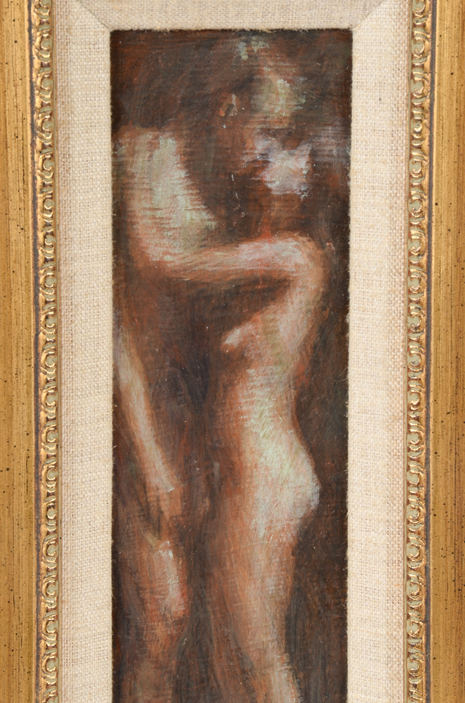 Richard Allan George Attributed Original Oil Painting on Board