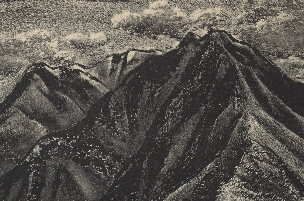 Adolf Dehn 1949 Signed Lithograph "Mountains in Autumn"