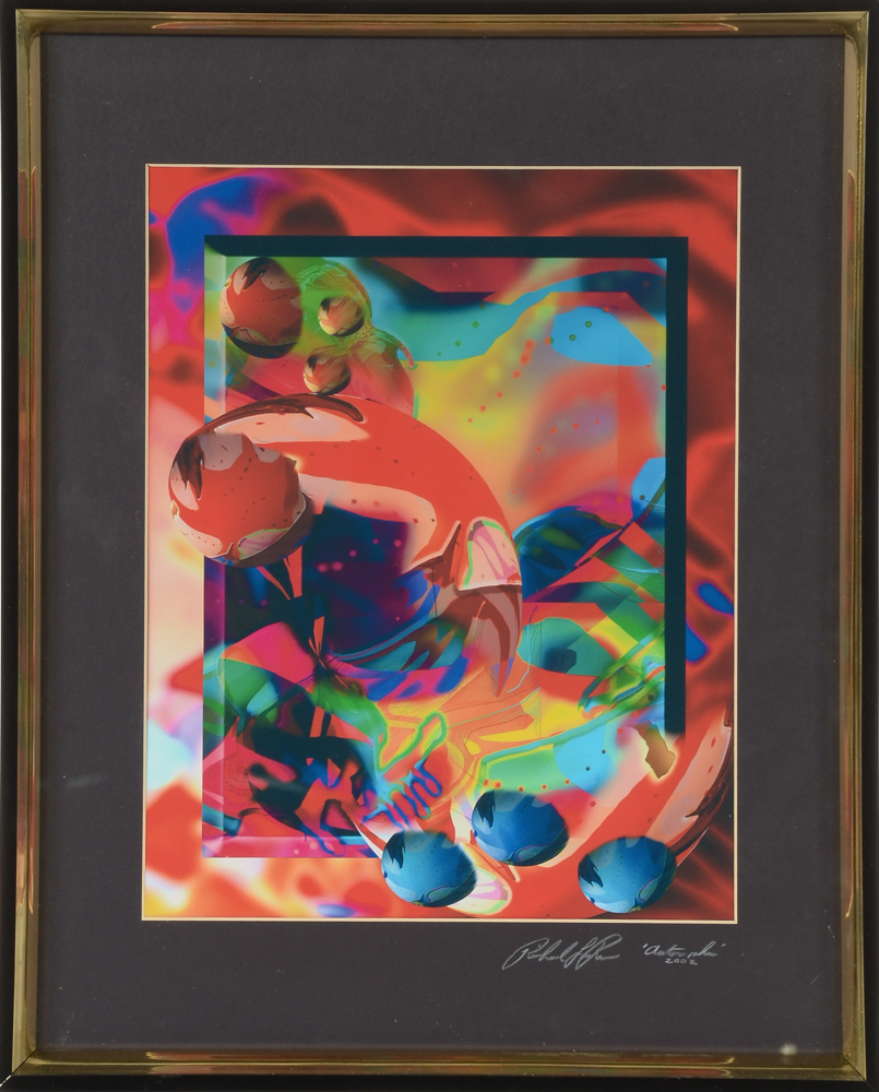 Richard "Lash" LaRue Signed 2002 Giclée "Autrosphie"