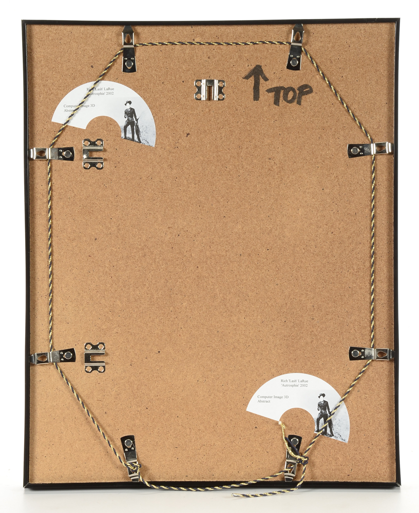 Richard "Lash" LaRue Signed 2002 Giclée "Autrosphie"