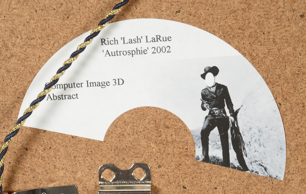 Richard "Lash" LaRue Signed 2002 Giclée "Autrosphie"