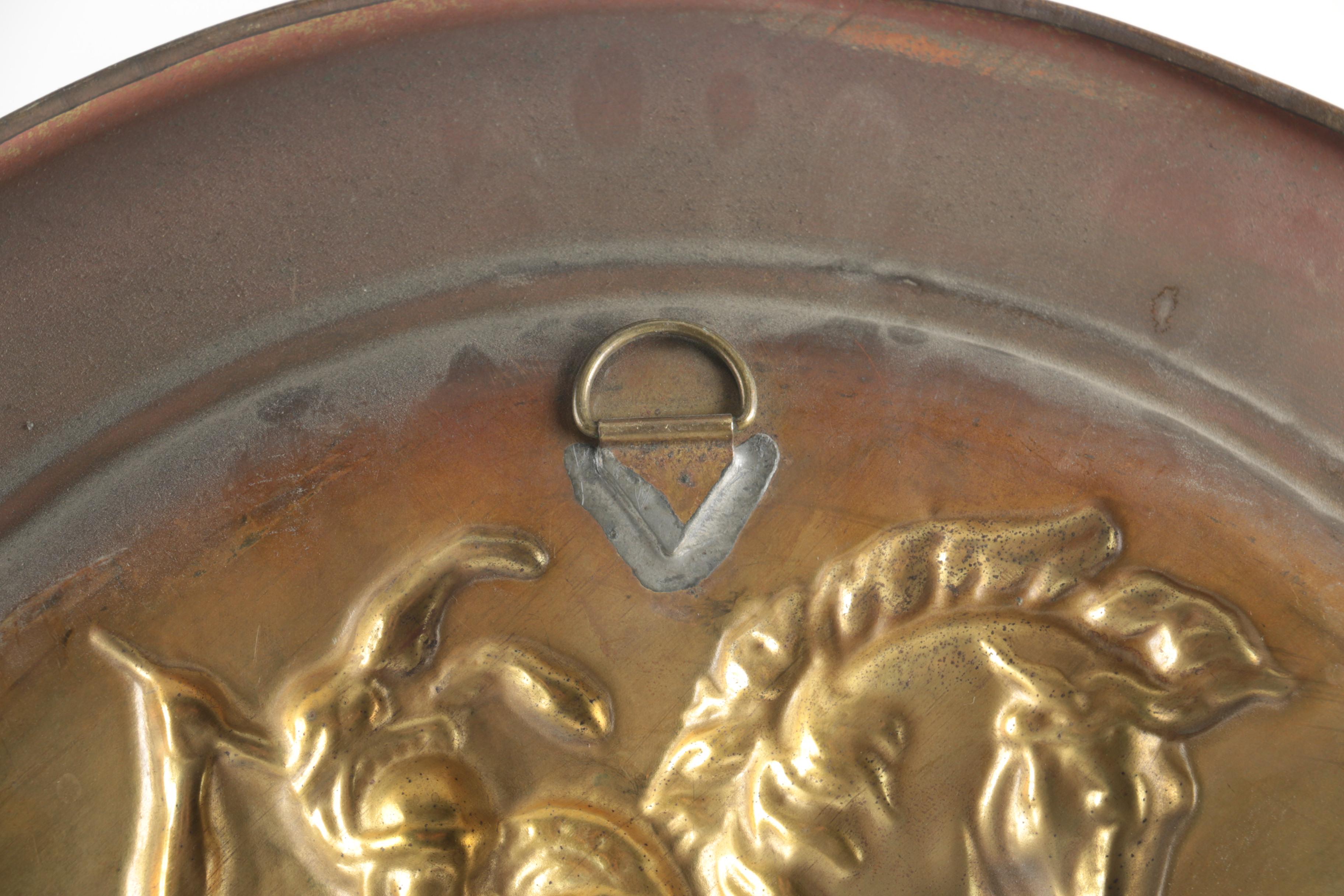 Group Of Brass Tone Plates