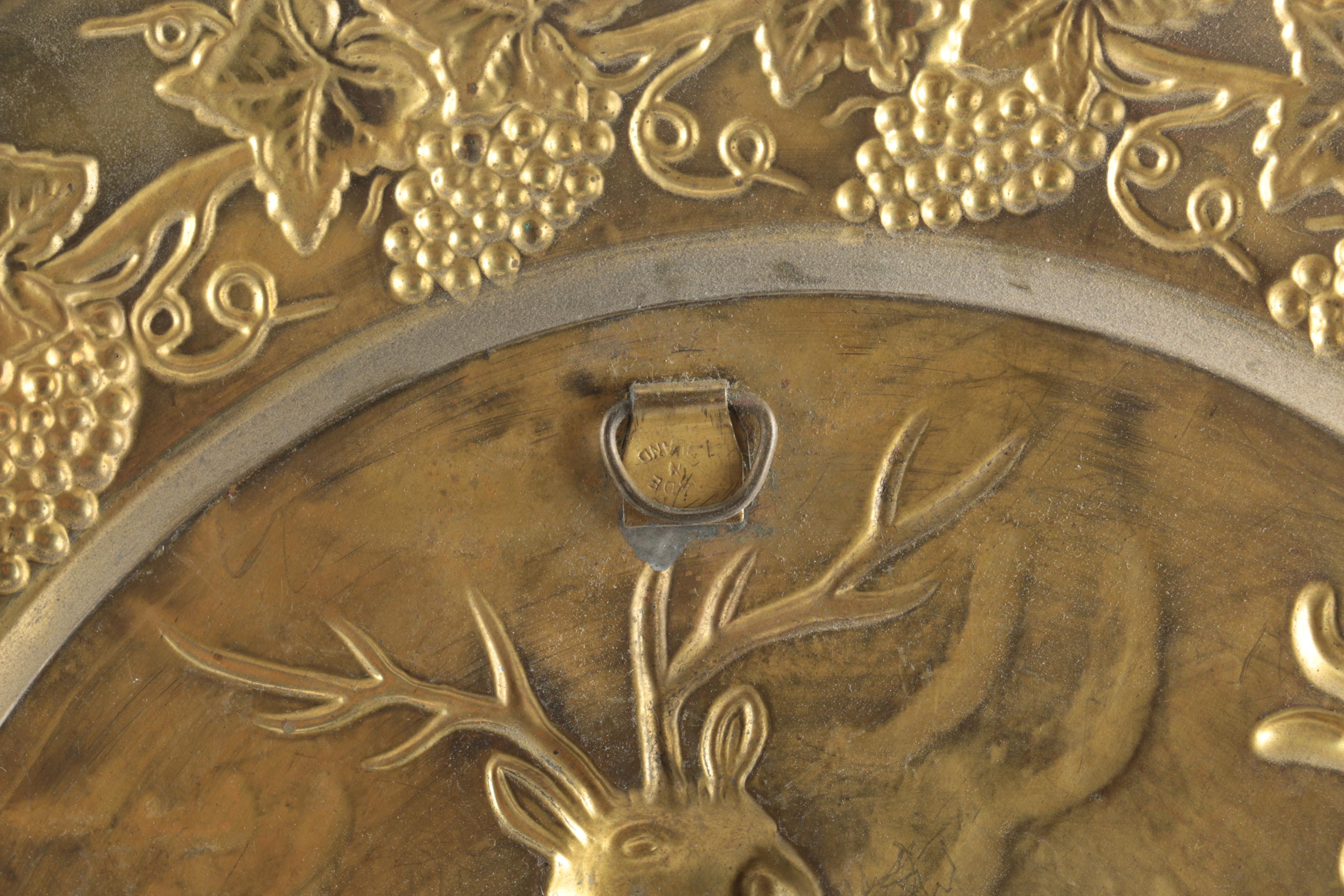 Group Of Brass Tone Plates