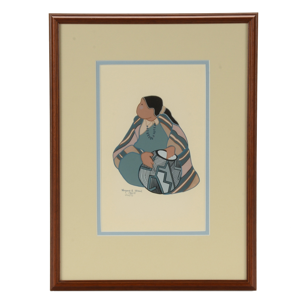 Virginia Alice Stroud 1983 Serigraph