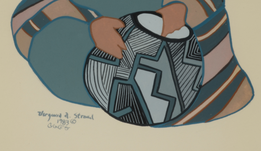 Virginia Alice Stroud 1983 Serigraph