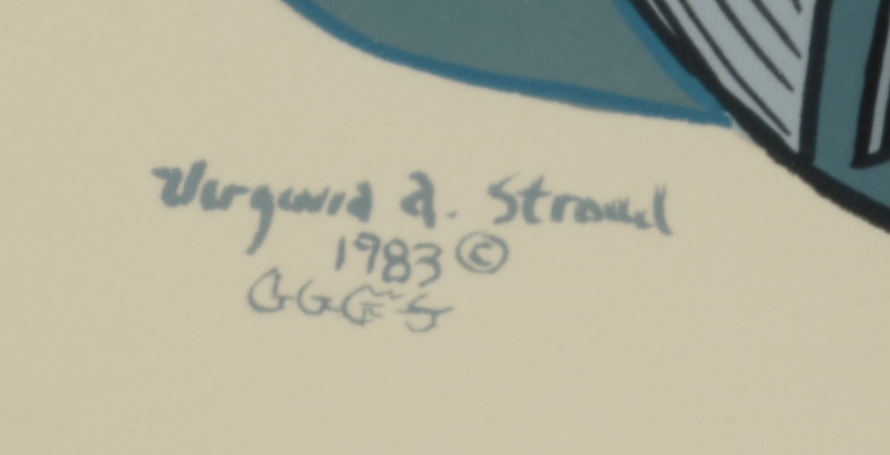 Virginia Alice Stroud 1983 Serigraph