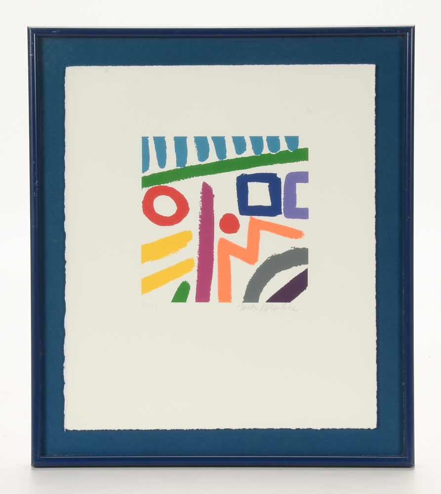 Two Bo von Hohenlohe Signed Limited Edition Serigraphs