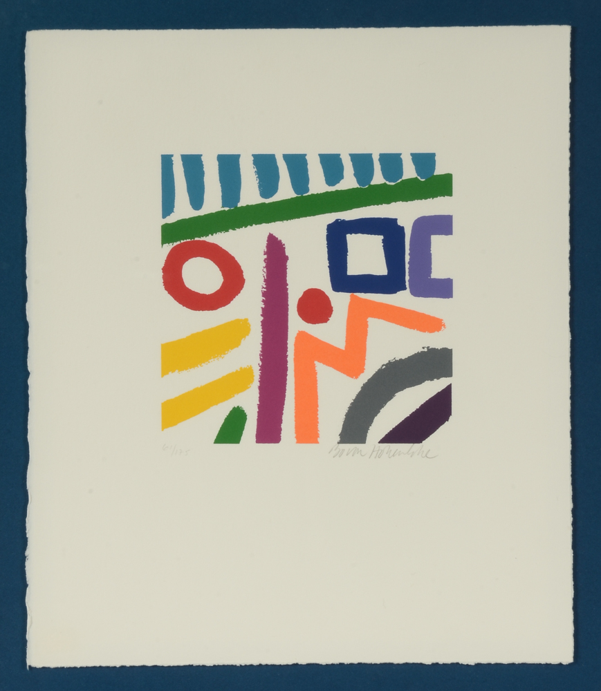 Two Bo von Hohenlohe Signed Limited Edition Serigraphs