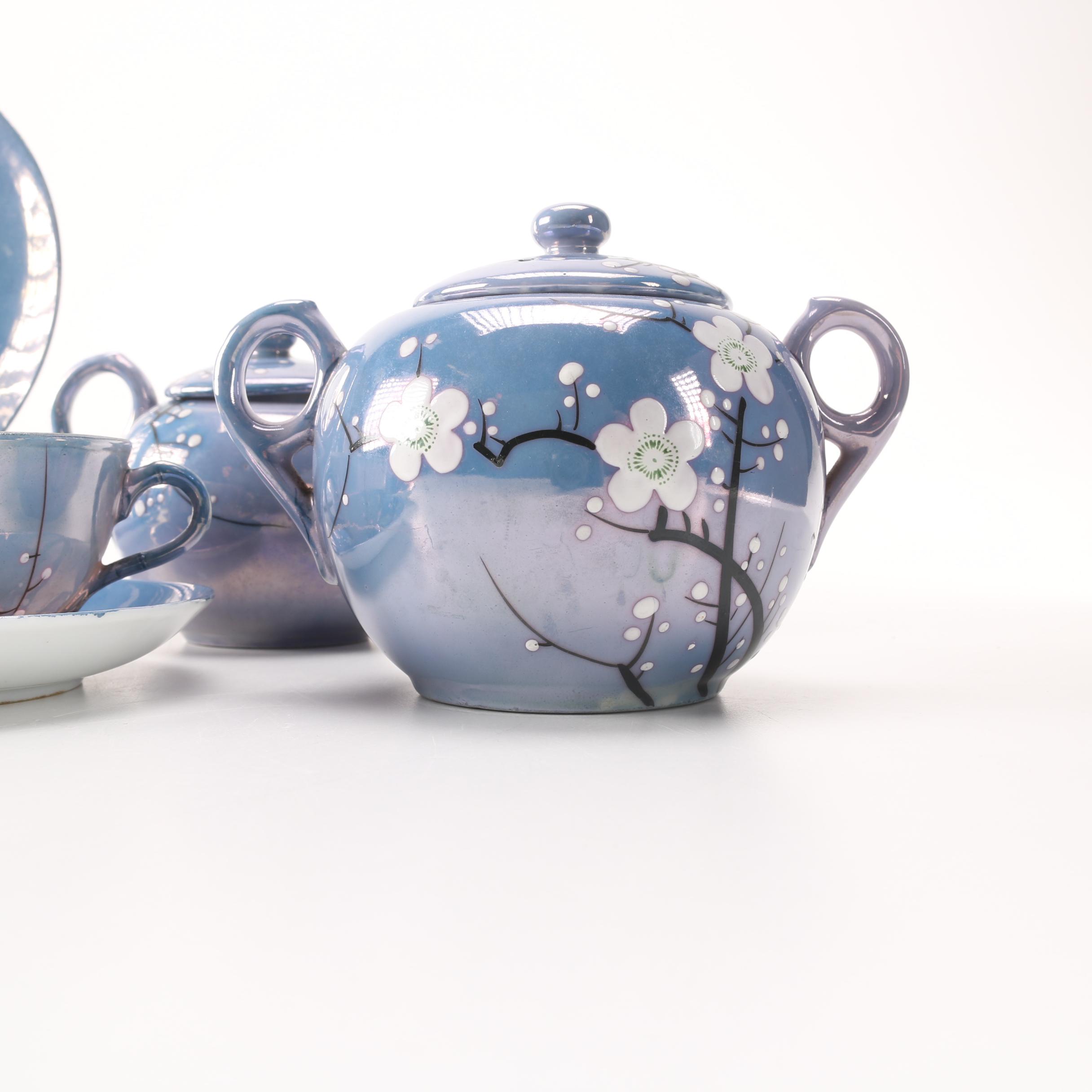 RS Japan Hand-Painted Lusterware Tea Set