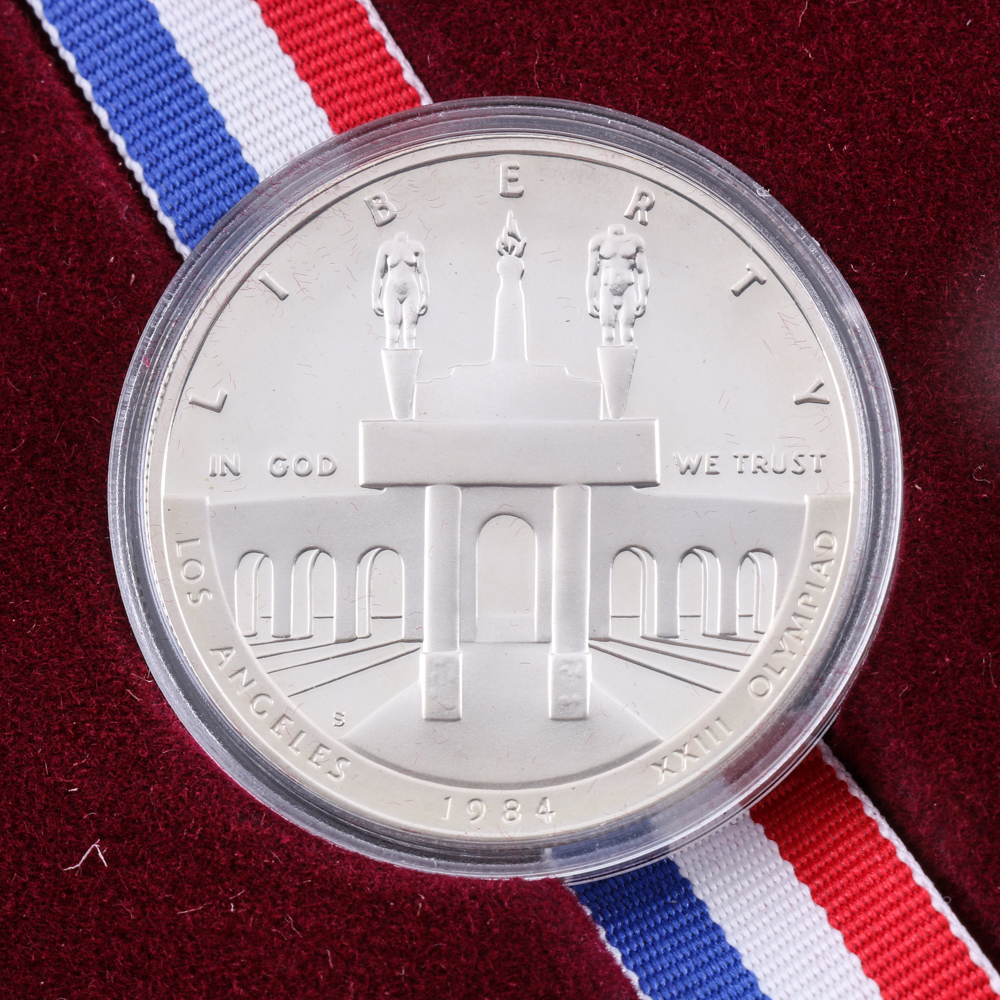 1984 Los Angeles Olympics Commemorative Silver Dollar