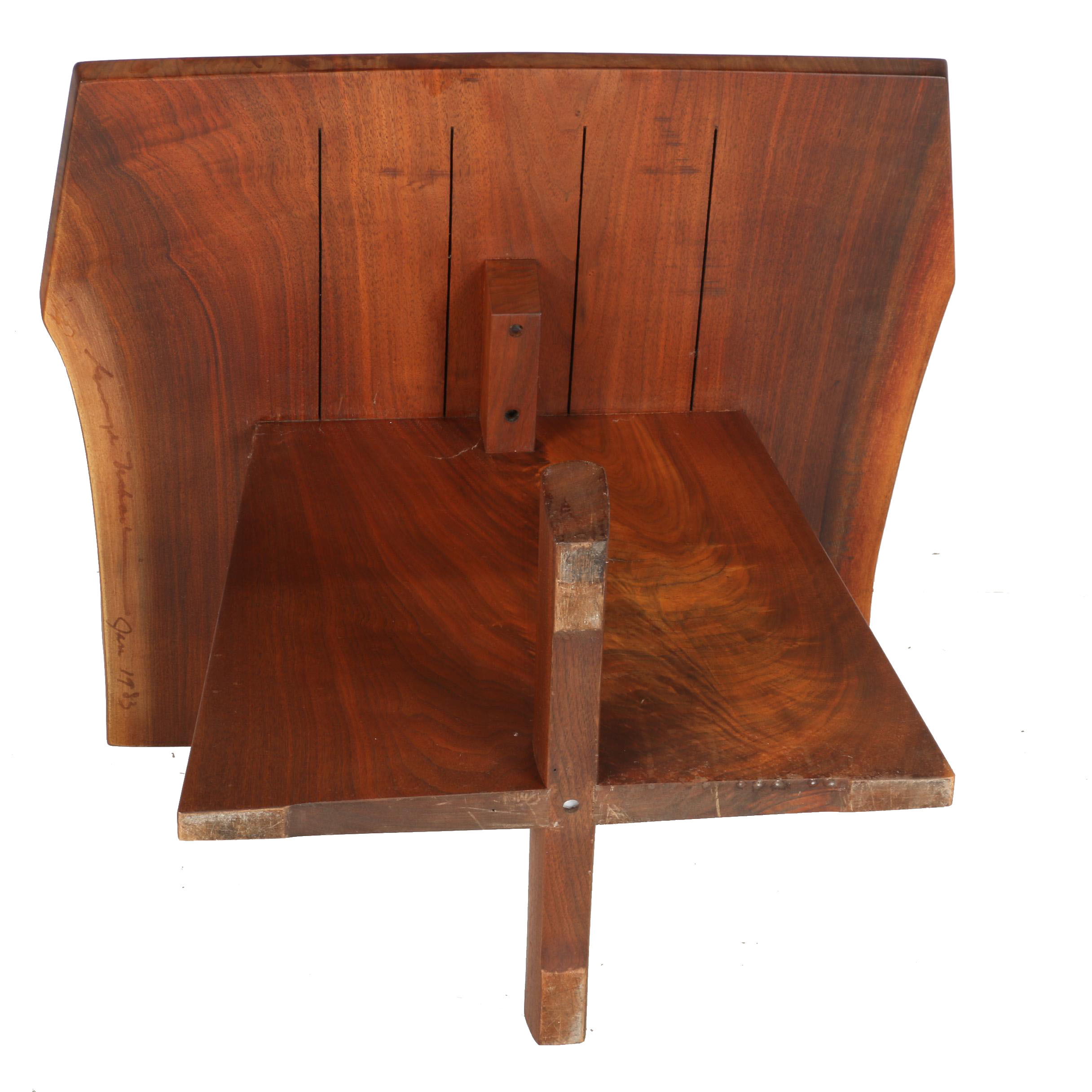Vintage George Nakashima "Mingura" End Table With Provenance