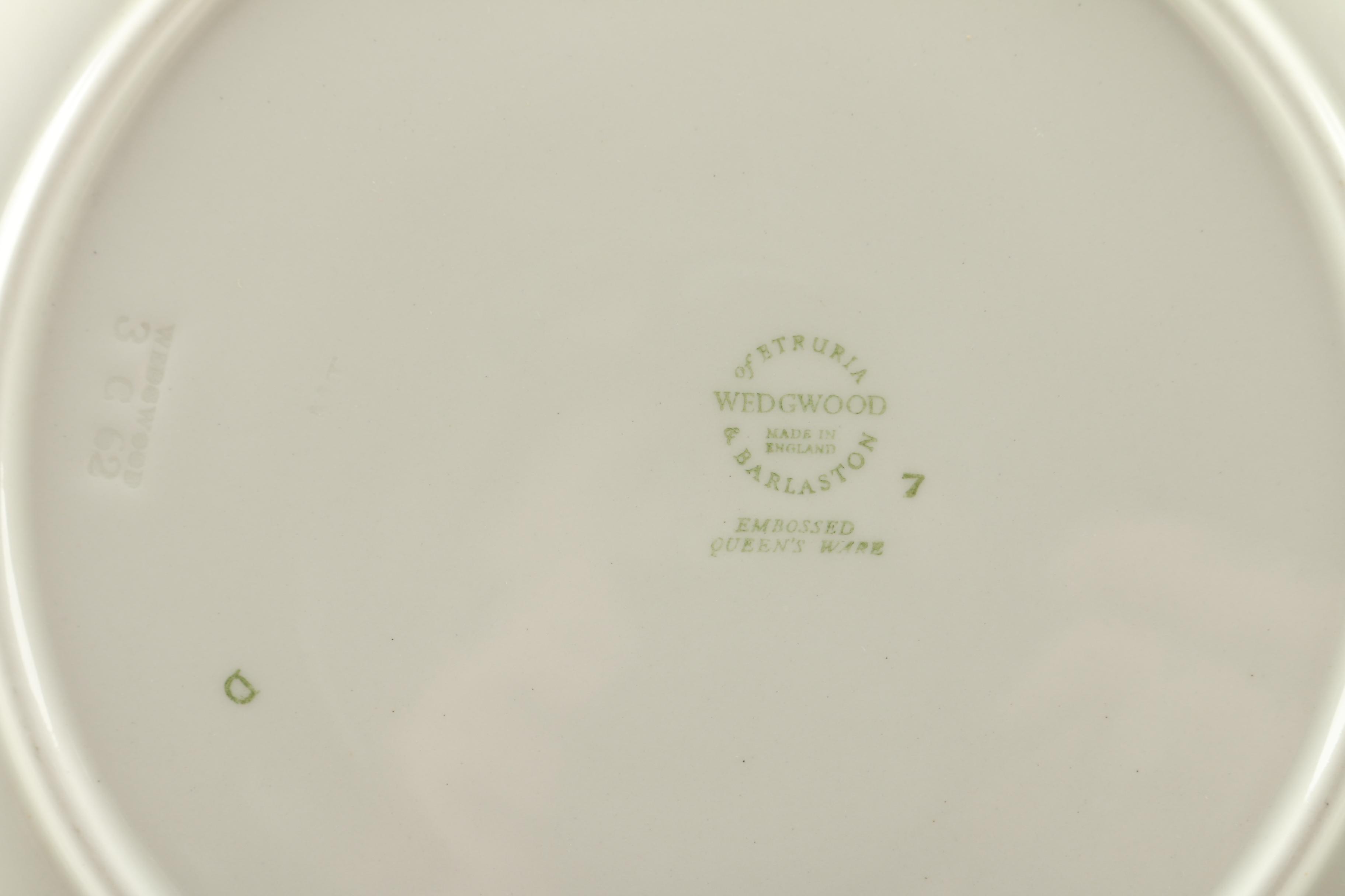 Wedgwood "Queen's Ware" Tableware China Set