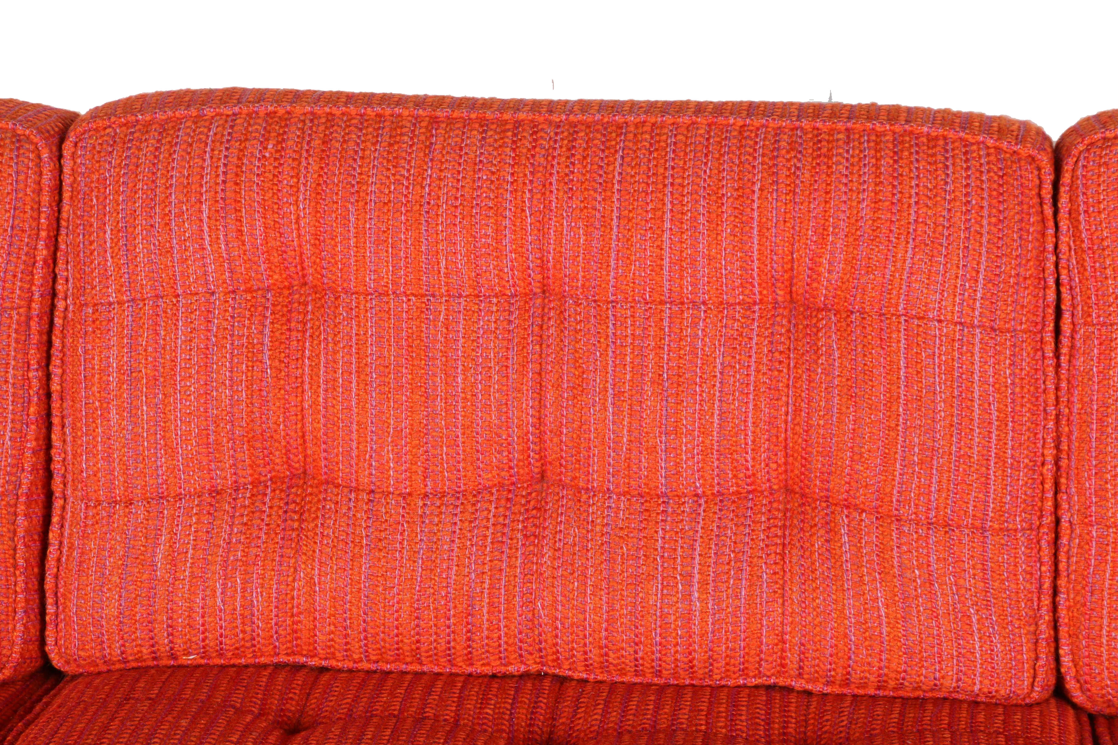 Vintage Modernist "1207" Sofa by Florence Knoll for Knoll International With Provenance