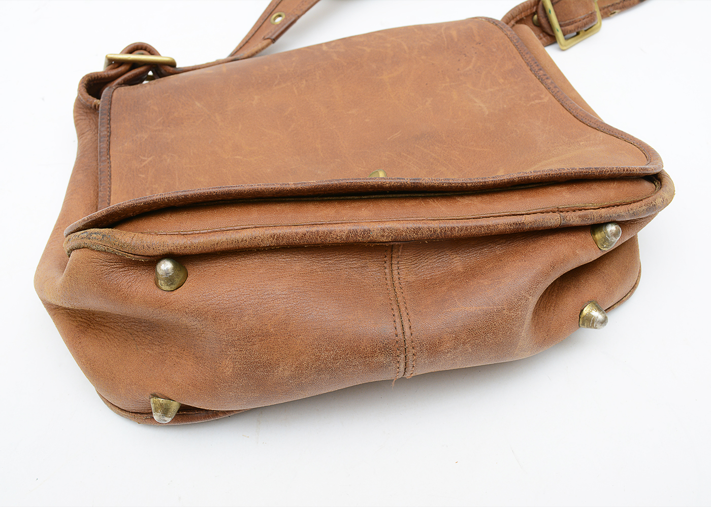 Vintage Coach Brown Leather Purse