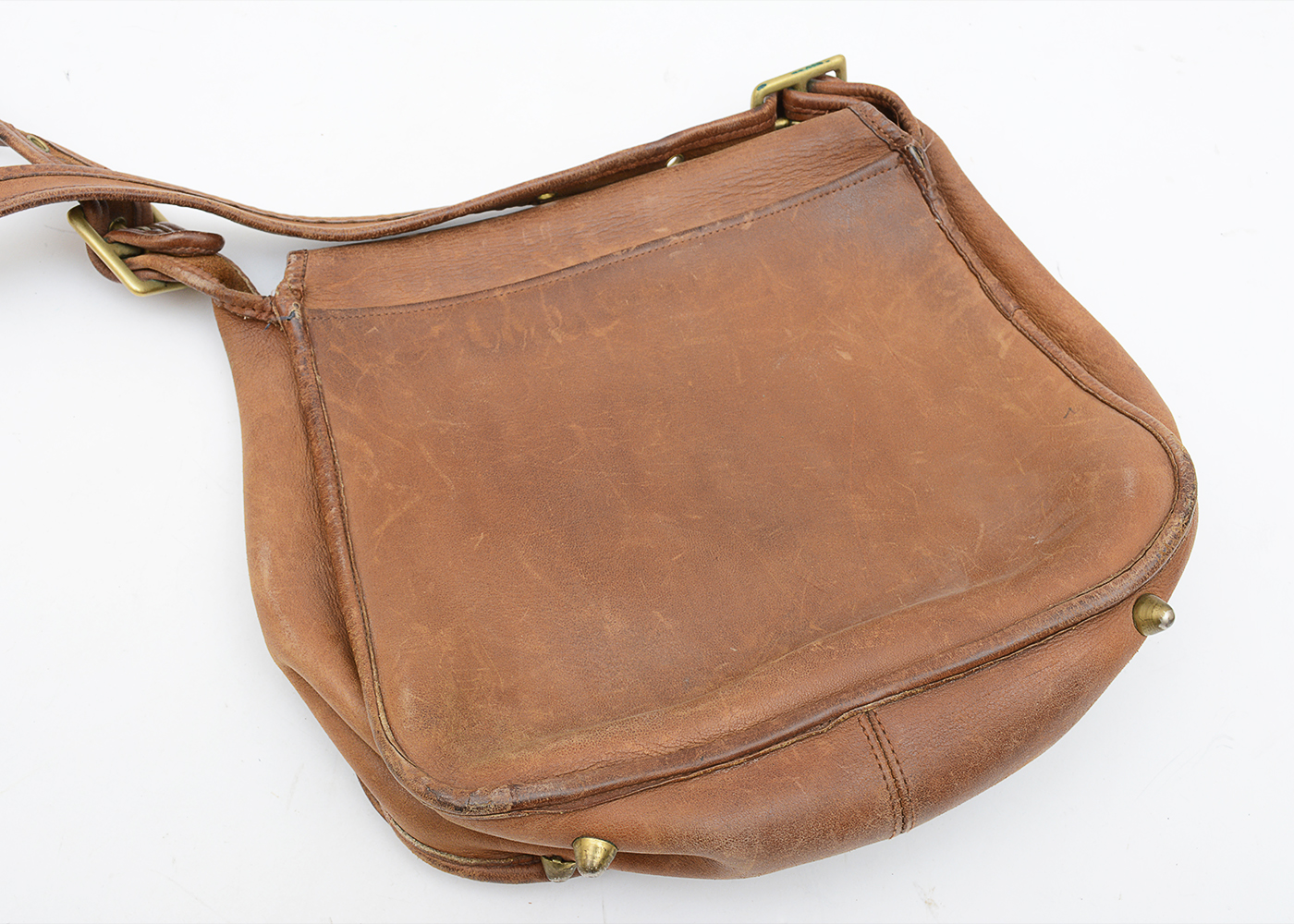 Vintage Coach Brown Leather Purse