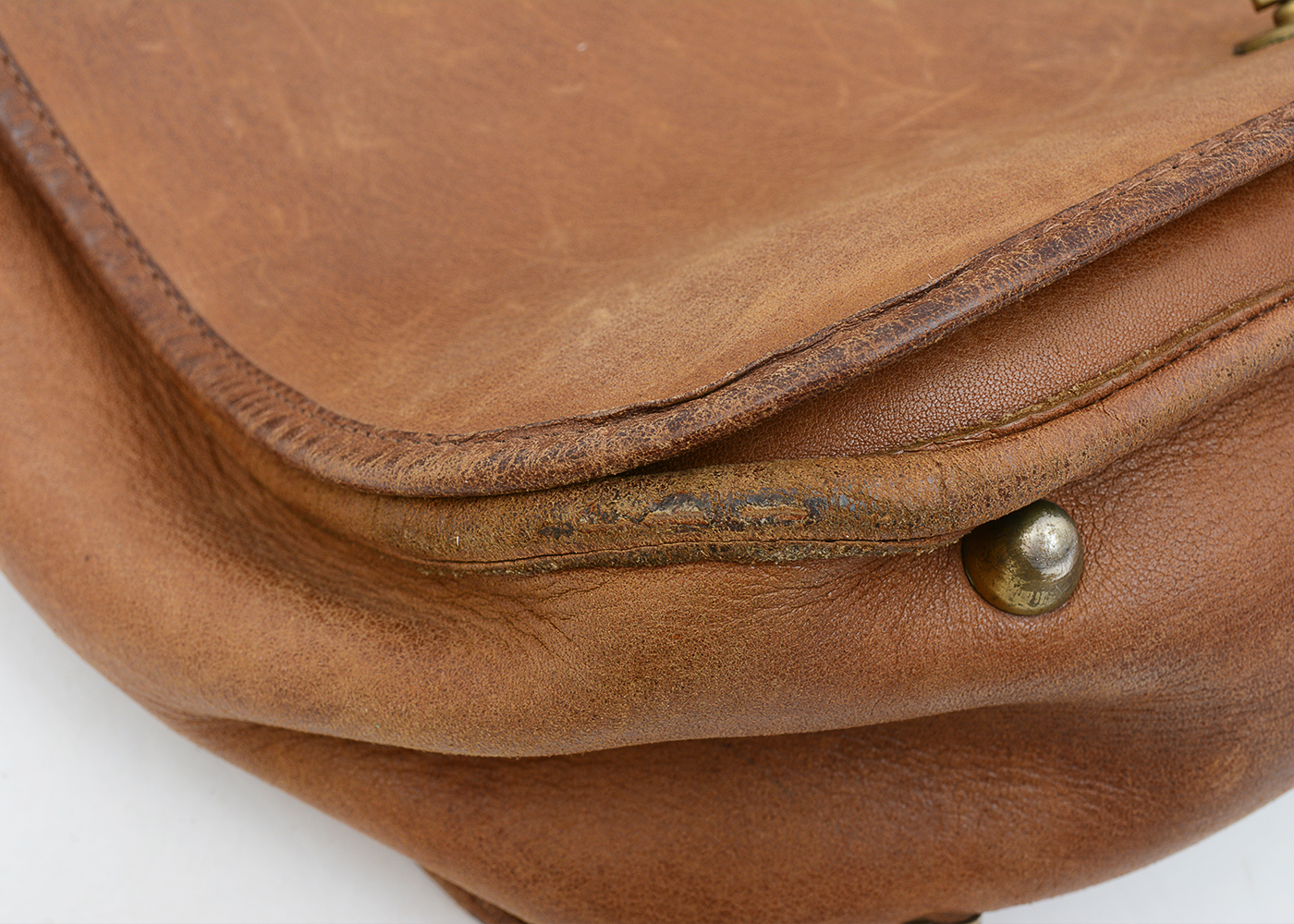 Vintage Coach Brown Leather Purse