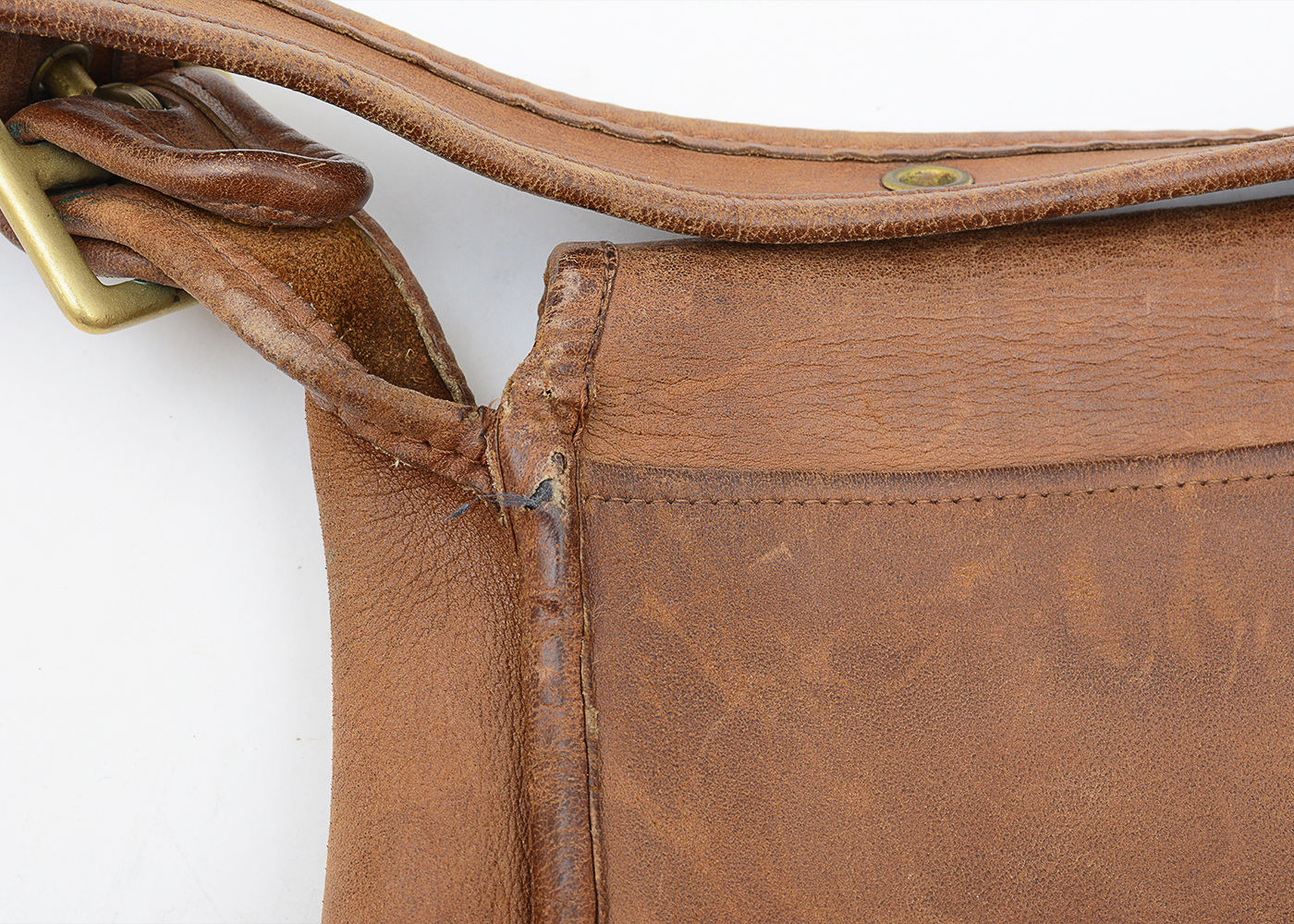 Vintage Coach Brown Leather Purse