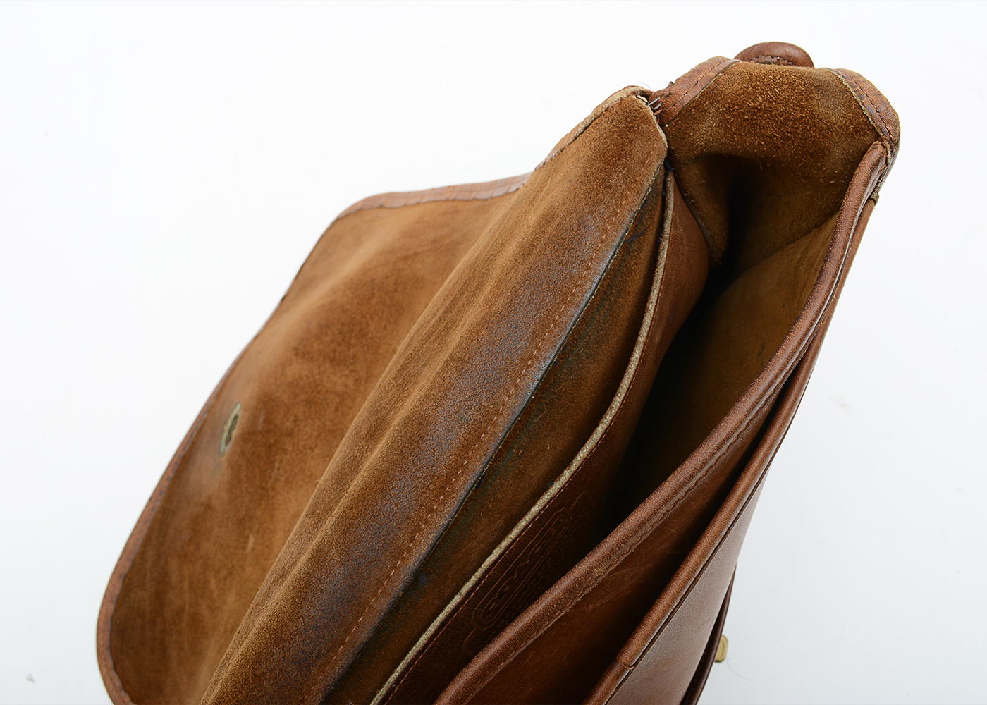 Vintage Coach Brown Leather Purse