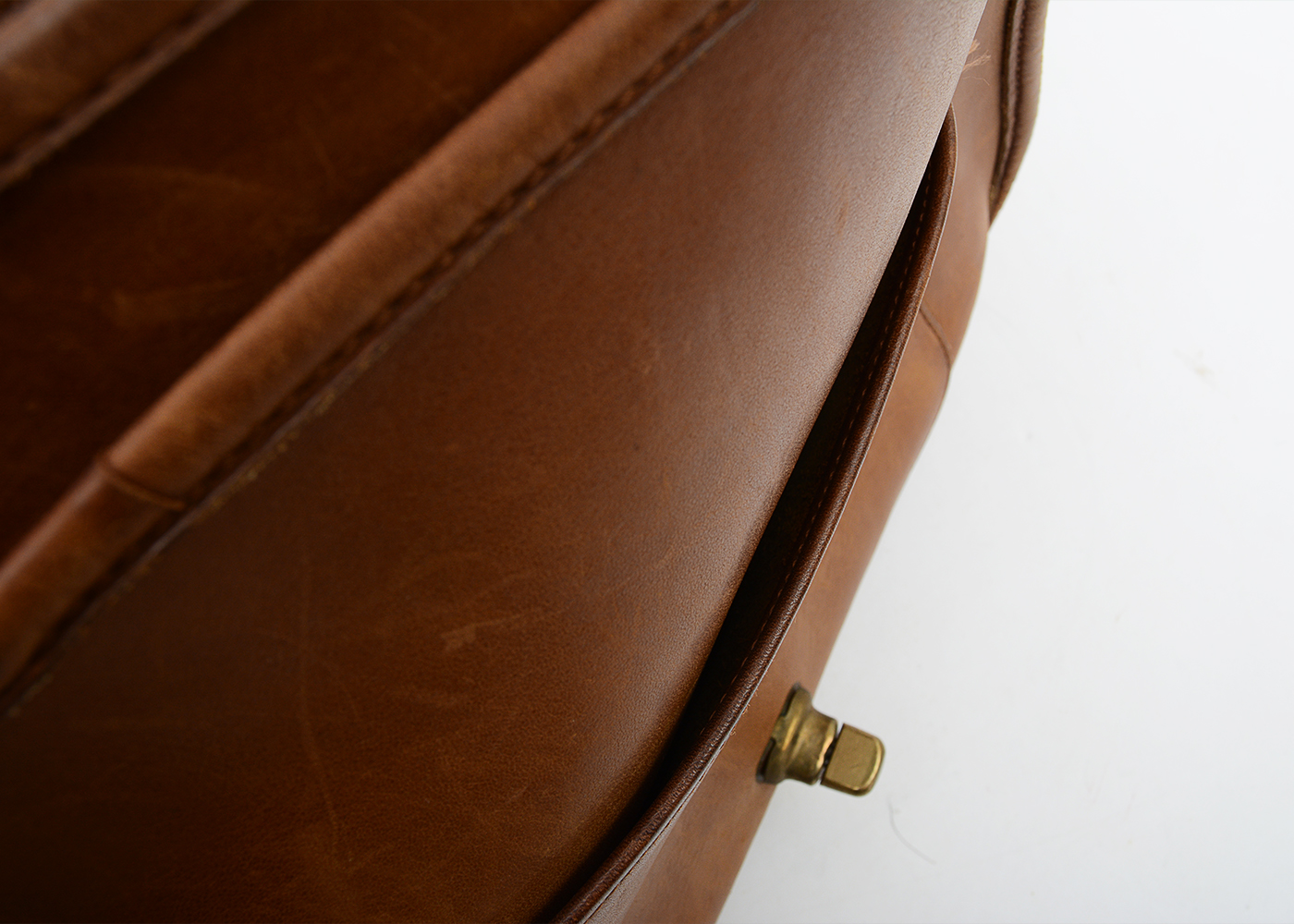 Vintage Coach Brown Leather Purse