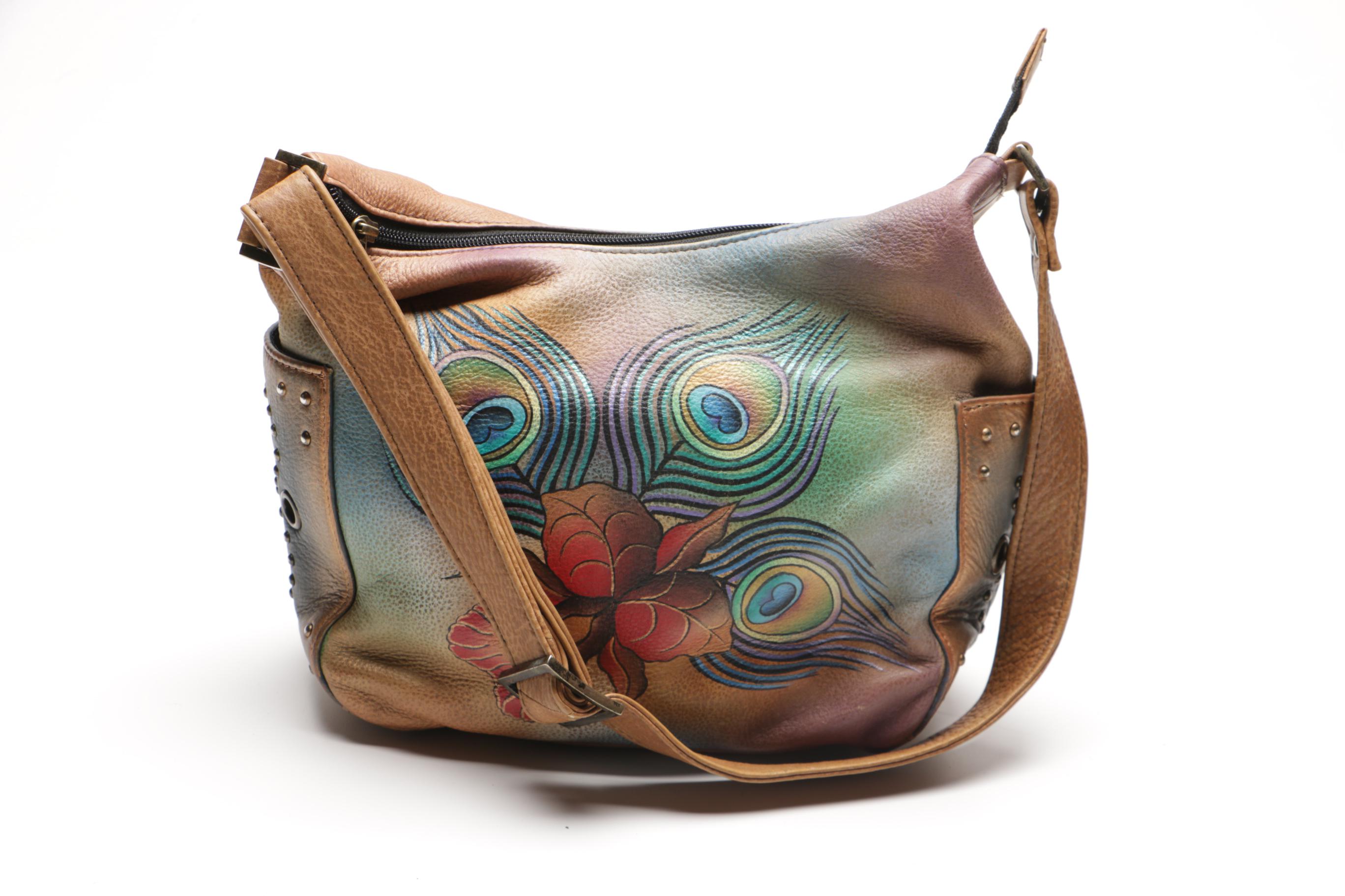 Hand Painted Leather Bags Featuring Biacci