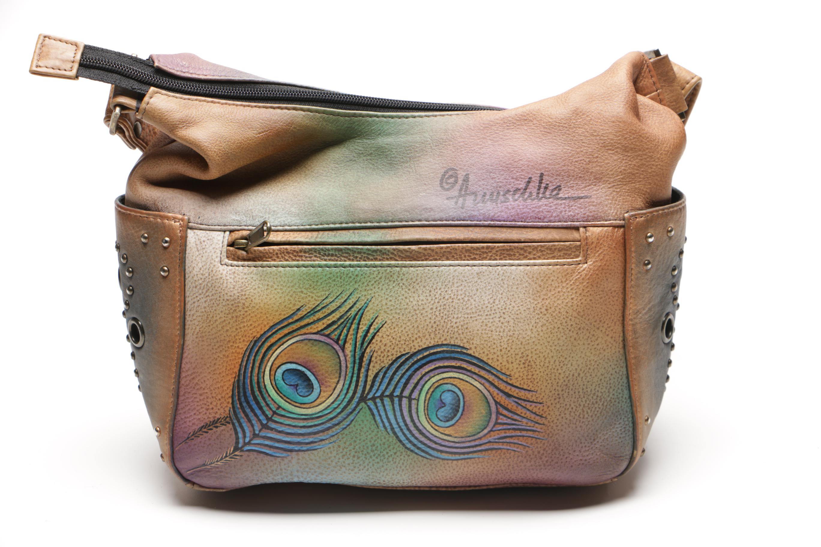 Hand Painted Leather Bags Featuring Biacci