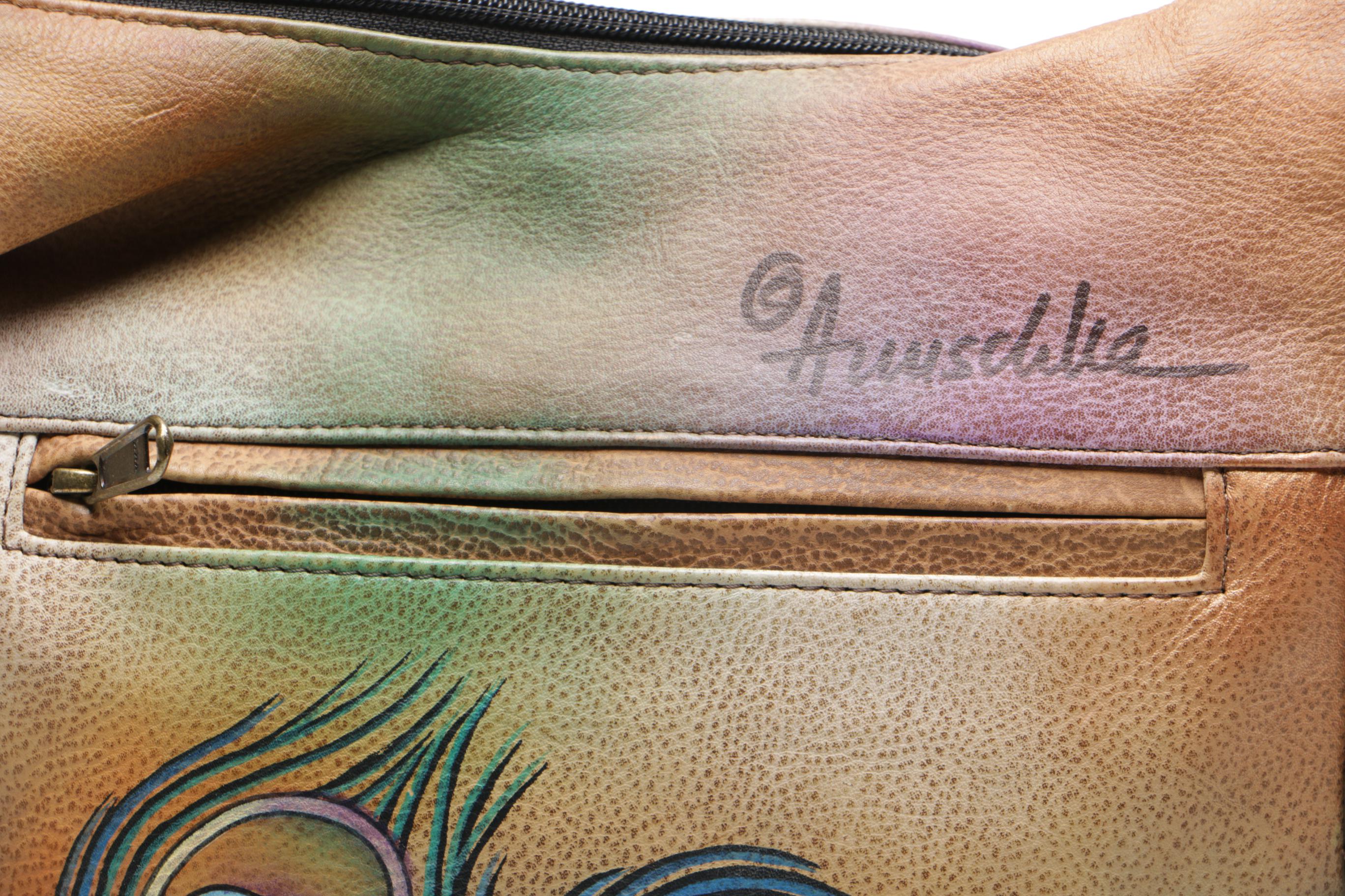 Hand Painted Leather Bags Featuring Biacci