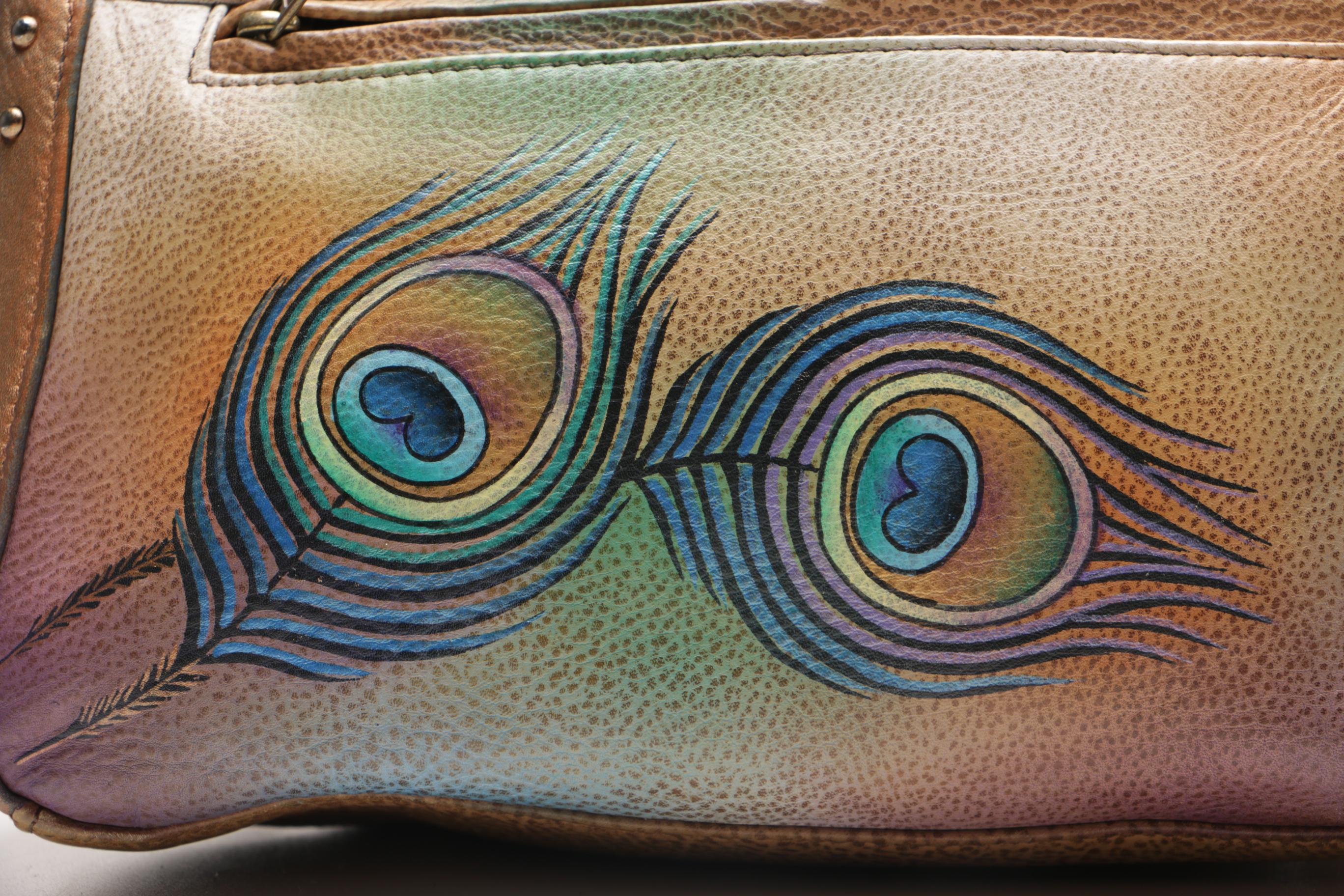 Hand Painted Leather Bags Featuring Biacci