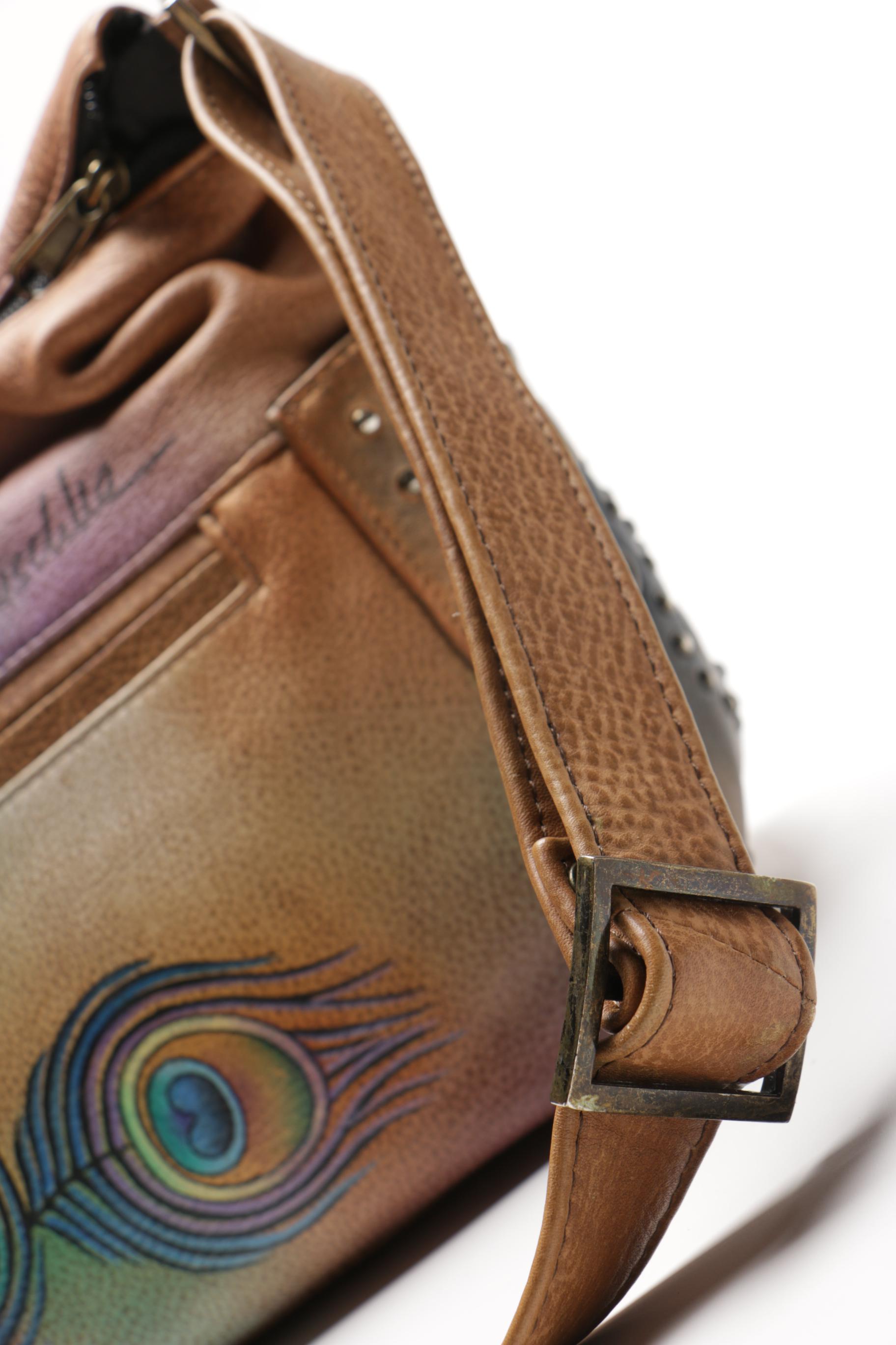 Hand Painted Leather Bags Featuring Biacci